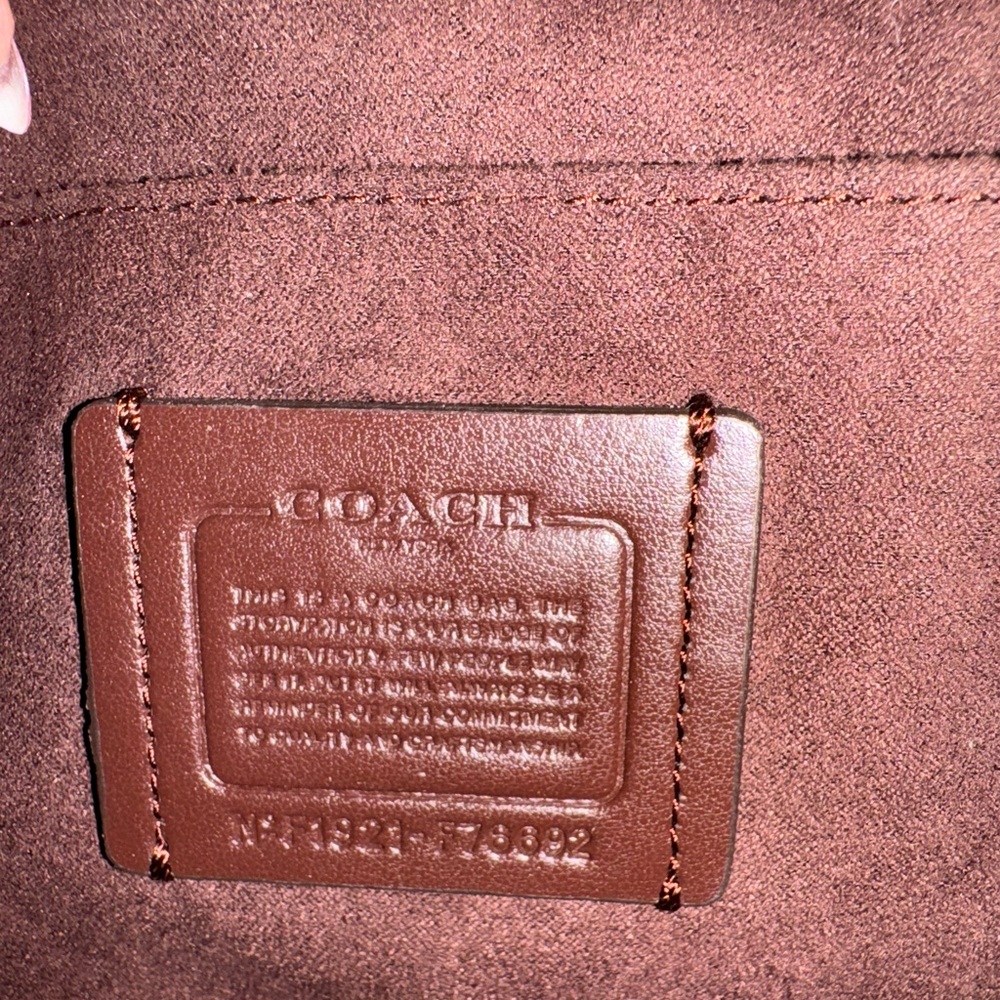 Red Coach Mini Backpack - Picture 6 of 9
